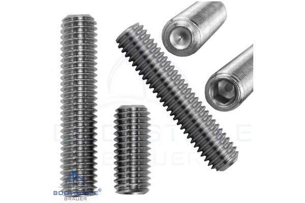 Gewindestifte DIN 916 A2