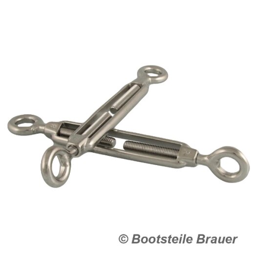 Tendeur, illet-illet 8246- Type A - M3 x 75 mm - acier inoxydable A4 (AISI 316)