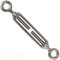 Turnbuckle, eye-eye, open body 8246 - Type A - M10 x 240 mm - stainless steel A4 (AISI 316)