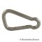 Karabinerhaken asymmetrisch D= 11 x 120 mm - Edelstahl A4 (AISI 316)