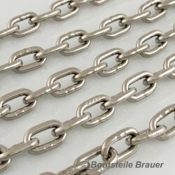 Chain short-link, similar to DIN 5685-3 - 3 x 16 mm - stainless steel A4 (AISI 316)