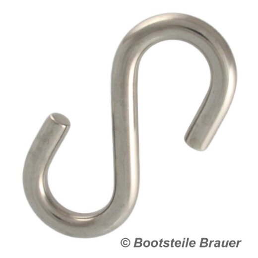 S - Haken symmetrisch 10 x 85 mm - Edelstahl A4 (AISI 316)