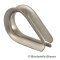 Wire thimbles -  18mm - stainless steel A4 (AISI 316)