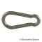 Karabinerhaken 7 x 70 mm Form C - Edelstahl A4 DIN 5299