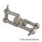 Swivel shackle jaw-jaw - 5 x 60 mm - Stainless steel A4 (AISI 316)