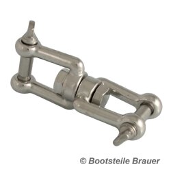 Swivel shackle jaw-jaw - 8 x 89 mm - Stainless steel A4...