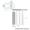 Schäkel kurze Form D= 5 x 10 mm - Edelstahl A4 ähnl. DIN 82101 Form A