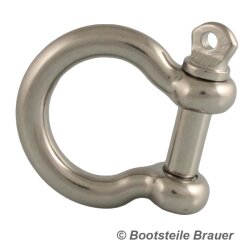 Bow shackle similar DIN 82101 - 4 x 16 mm - Stainless steel A4 (AISI 316)