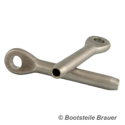 Embout á œil à sertir - 3 x 55 mm - Acier inoxydable A4 (AISI 316)