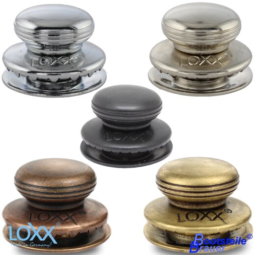 LOXX Oberteil mit glatter Griffkappe - für Materialstärke bis 2,5 mm