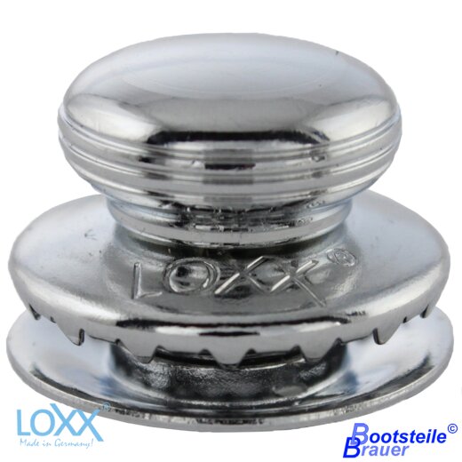 Loxx ® Partie supérieure tête lisse - laiton chromer