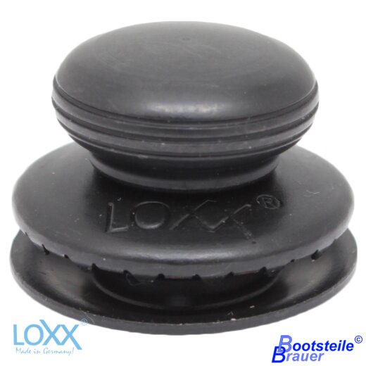 Loxx® upper part smooth head - Black chrome