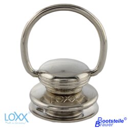 LOXX Oberteil glatte Griffkappe mit B&uuml;gel  - Vernickelt