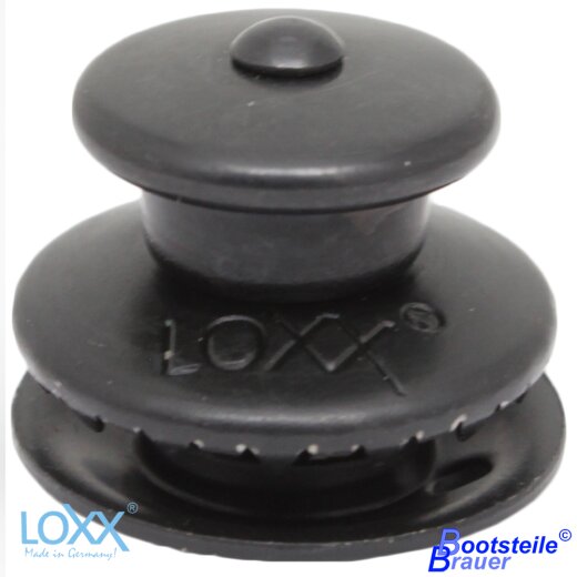 Loxx ® partie supérieure grosse tête - laiton noire chromer