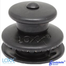 LOXX Oberteil große Griffkappe - Messing schwarz verchromt