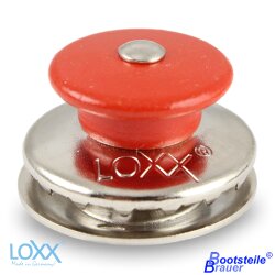 LOXX Oberteil Bunt mit großer roter Griffkappe - Vernickelt