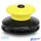LOXX Oberteil Bunt mit großer gelber Griffkappe - Unten schwarz - Vernickelt
