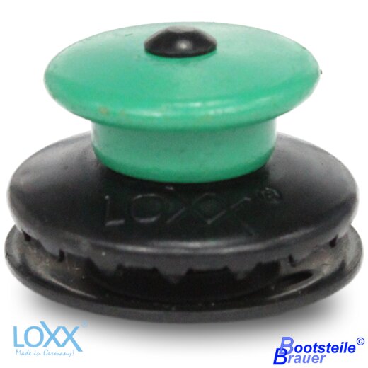 Loxx® upper part big head - Nickel green - lower part black - nickel