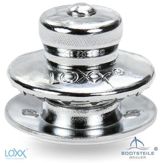 Loxx ® partie supérieure petite tête avec longue rondelle - laiton chromer