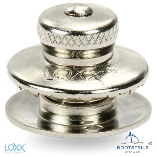 LOXX Oberteil kleine Griffkappe mit langer Scheibe - Vernickelt