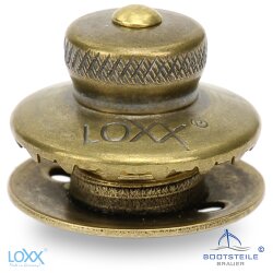 Loxx® upper part small head with long washer - Vintage brass