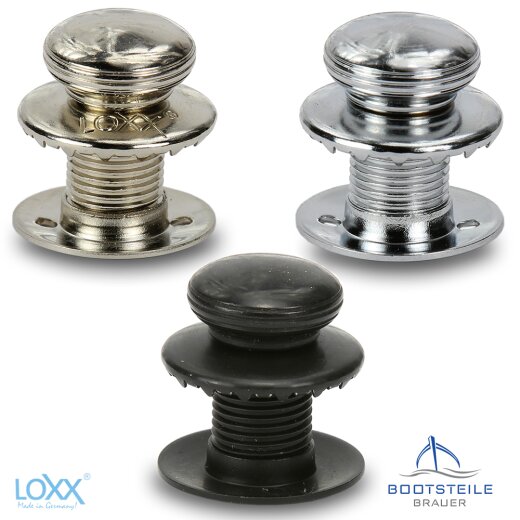 LOXX Oberteil mit glatter Griffkappe XXL - f&uuml;r Materialst&auml;rke bis ca. 12 mm