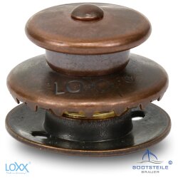 Loxx ® partie supérieure grosse tête avec longue rondelle - Vintage cuivre
