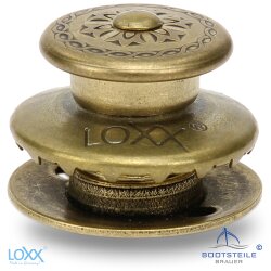 Loxx® upper part big head with long washer - Vintage brass / "Victoria"