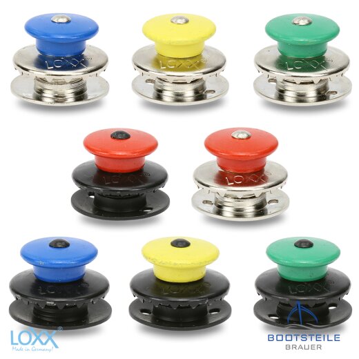 Loxx&reg; upper part big head, coloured - for material thickness up to 4 mm