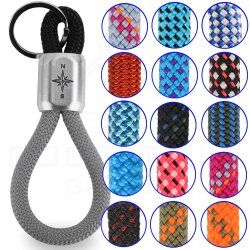 Porte clé Harbor Dogs Vent rose Gravure