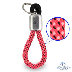 Keyloop Harbor Dogs Anchor with Heart - red-white-black
