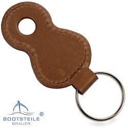 LOXX® keychain with embossment - Dark brown