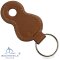 LOXX® keychain with embossment - Dark brown