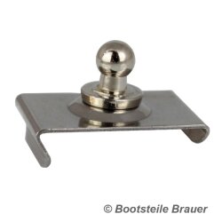 LOXX Unterteil für Windschutzscheibe 19,5 mm (3/4") - Edelstahl C1 AISI 410