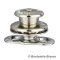 Loxx&reg; partie inf&eacute;rieure  double trou 27 x 11 mm - Chromer