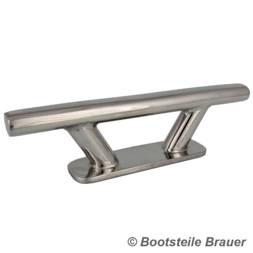 Cleat with internal thread 200 x 35 mm - Stainless steel A4