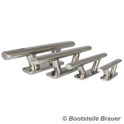 Cleat with internal thread 200 x 35 mm - Stainless steel A4