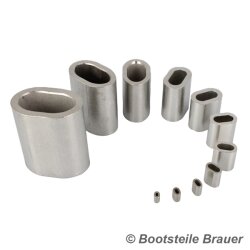 Pressklemme DS = 10 x 35 mm - Edelstahl A4