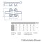 Taquet plat 250 mm, 4 trous - Acier inoxydable A4 - AISI 316