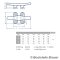 Flat cleat 250 mm, 4 drillings - Stainless steel A4 - AISI 316