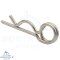 Federstecker DOPPELT  2,5 - 8 mm &auml;hnl. DIN 11024 - Edelstahl A2