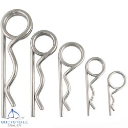 Federstecker doppelt 3,2 x 48 mm ähnl. DIN 11024 - Edelstahl A2