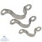 Flat eye strap 5243 - 37, 46, 56 mm - stainless steel A4 (AISI 316)