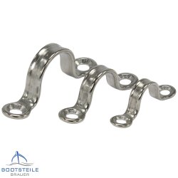 Pontet plat 5243 - 37 mm - acier inoxydable A4 (AISI 316)