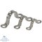 Pontet plat 5243 - 37 mm - acier inoxydable A4 (AISI 316)