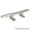 Round cleat 200 mm, 4 drillings - Stainless steel A4 - AISI 316