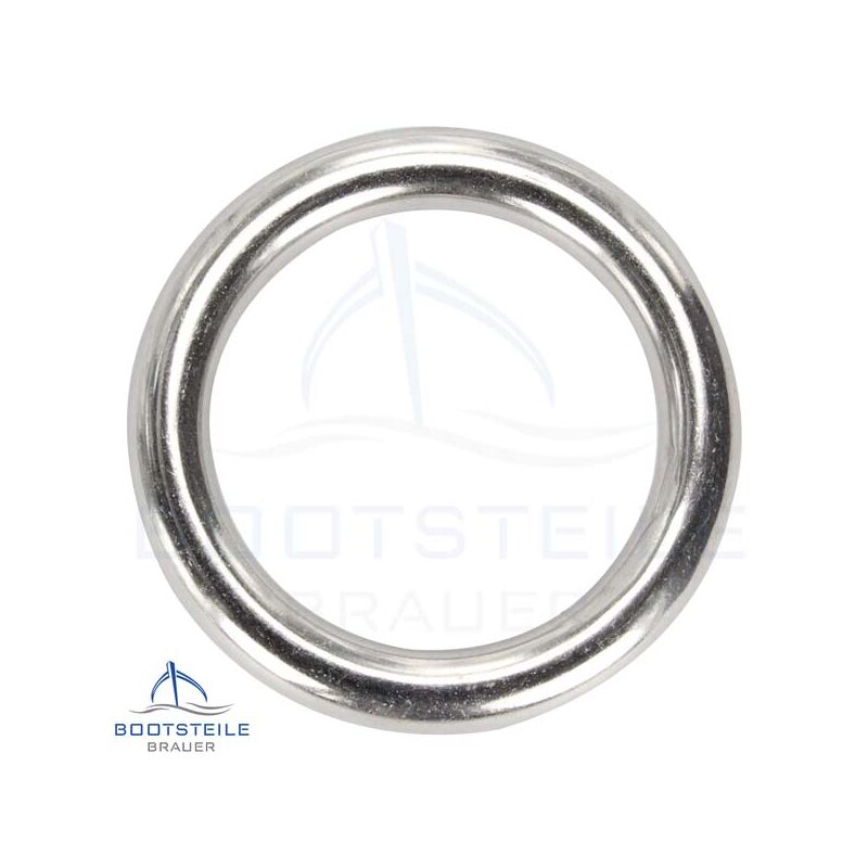 O - Ring welded, polished - stainless steel A4, 1,01 €