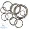 O-Ring welded, polished - Stainless steel V4A