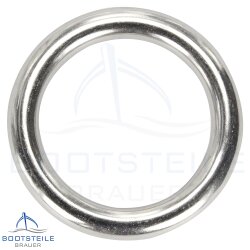 O-Ring 3 x 20 mm geschwei&szlig;t, poliert - Edelstahl V4A