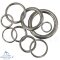 O-Ring 3 x 20 mm geschweißt, poliert - Edelstahl V4A